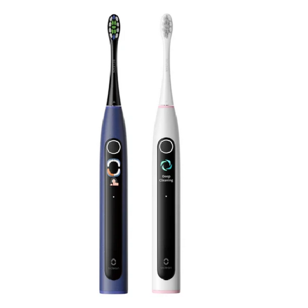 Набор электрических зубных щёток Oclean X Lite Duo Set (Синий+Серый)